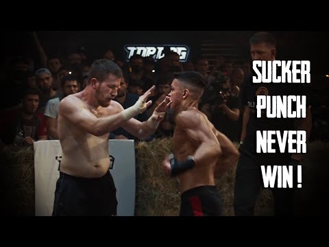 SUCKER PUNCH doesn't damage STEEL JAW Murad Dedok ! | TOP DOG Bare Knuckle Boxing Championship |