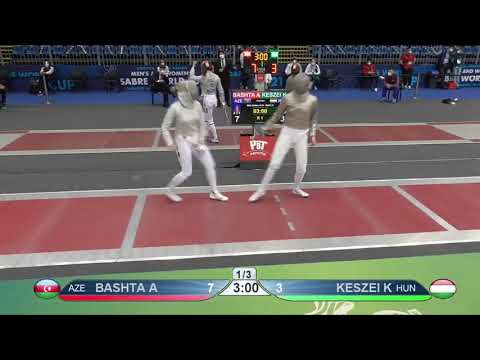 Budapest 2021 SWS - L64 - Bashta AZE v Keszei HUN