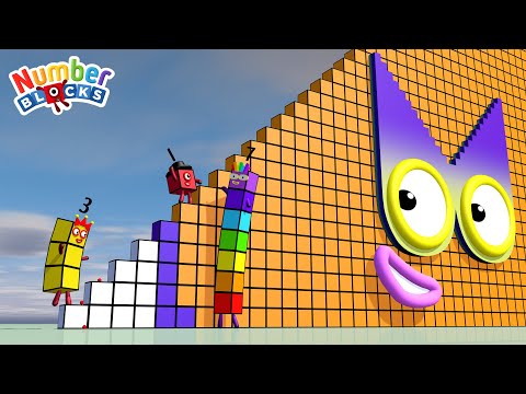 Numberblocks Step Squad NEW 1 to 2016 BIGGEST - The Amazing Step Squad Numberblocks HUGE