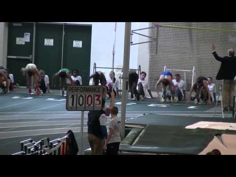 3A Girls 60m Dash Prelims Heat 2 - Illinois Top Times 2014