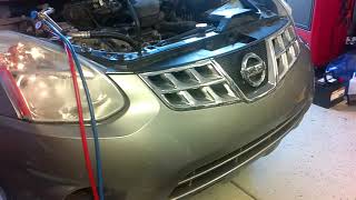 Replacing the AC system on a Nissan Rouge due to bad compressor
