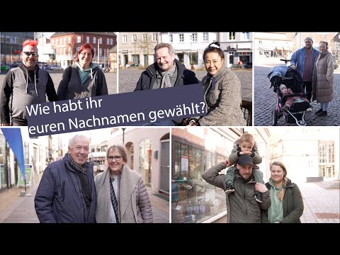 Five couples from tell how they chose their surname