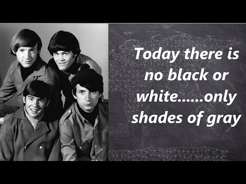 The Monkees Shades of gray (with lyrics)
