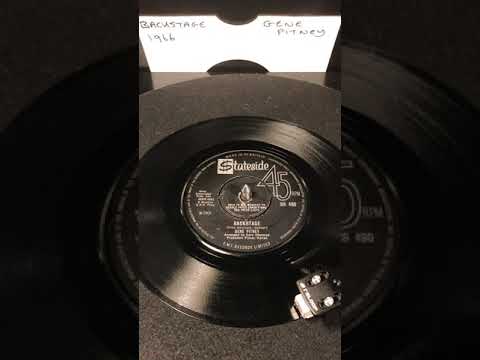 Gene Pitney - Backstage ( Vinyl 45 ) From 1966 .