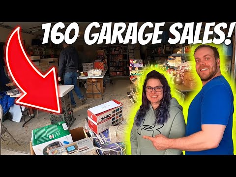 We Went to 160 Yard Sales in ONE DAY