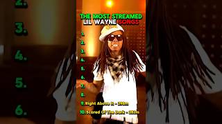 The Most Streamed Lil Wayne Songs #rap #hiphop #lilwayne #lilwayne