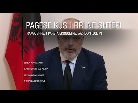 LIVE/ Edicioni informativ i orës 20:00 - 16 mars 2020