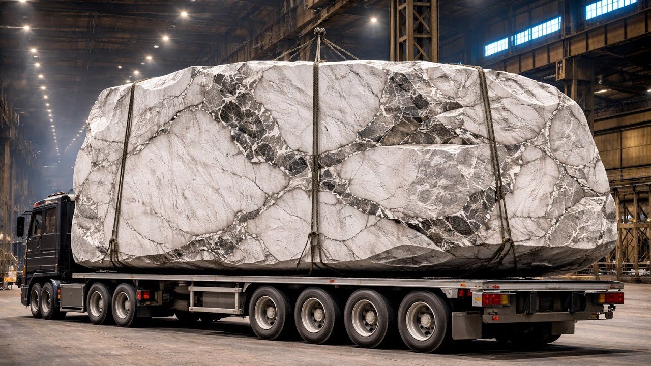 Marble Factory Process That Makes $100K Slabs Look Simple