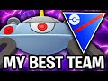 200 POINTS IN 4 SETS! MY *FAVOURITE* TEAM FOR THE OPEN GREAT LEAGUE IN POKEMON GO | GO BATTLE LEAGUE