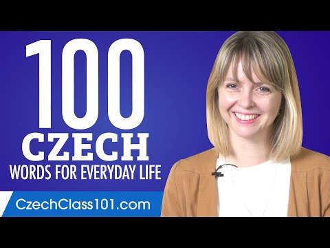 100 Czech Words for Everyday Life - Basic Vocabulary #5