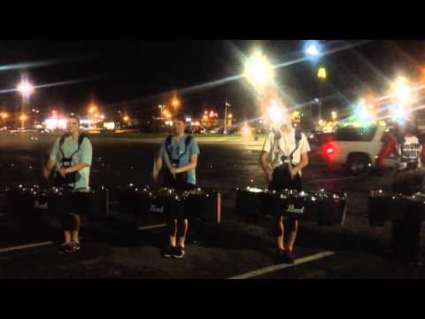 Petal Drumline 2014 - WGI - Duple diddles in lot night befo