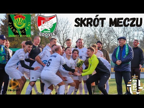 SKRÓT MECZU :PUCHAR POLSKI FINAŁ MZPN WIELICZKA ZŁOMEX BRANICE - GDOVIA GDÓW (17.11.2024)