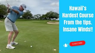 Can I Break 80 on Hawaii's Hardest Course | Hoakalei Country Club | The Wind is Insane
