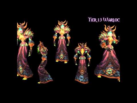 World of Warcraft Warlock Tier 13 Armor Set Preview