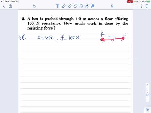 Q 3 HC Verma Solutions | Chapter 8: Work & Energy | Exercise Question 3