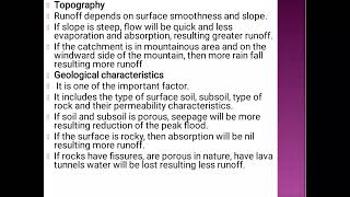 UNIT 2 HYDROLOGY AND WATER RESOURCES ENGINEERING
