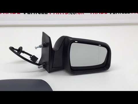 Fits Vauxhall Zafira 2008-2014 Door Wing Mirror Electric Heated Primed Driver Side video