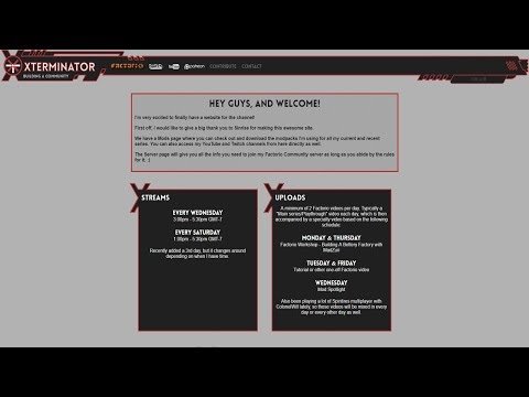 Official Website Launch! Blueprints, Mod Lists, Schedules and More!