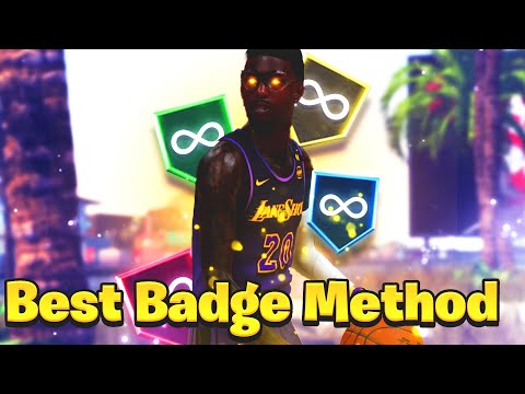 THE METHODS FOR GETTING MAXED OUT BADGES!BEST BADGE METHOD 2K25!