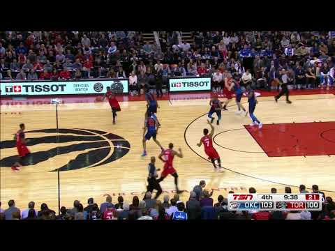 CJ Miles dunks it on the former Raptor Patterson! - TSN