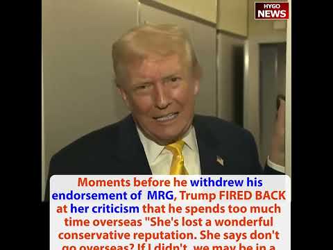 Trump withdrew endorsement of MTG; Unfortunately TDS is real, 75% Psychotherapist Jonathan Alpert