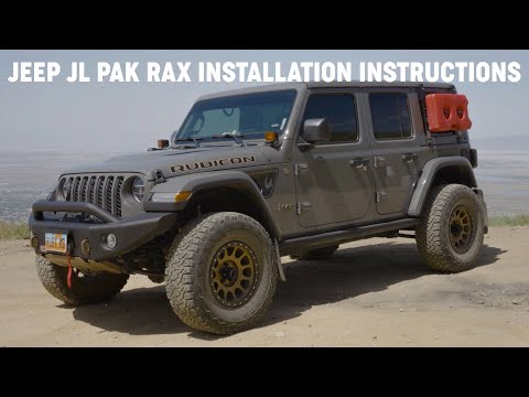 Jeep JL Pak Rax Installation Instructions