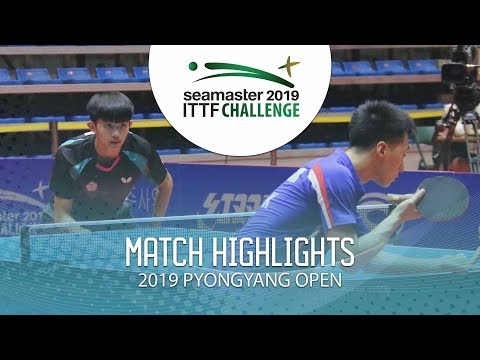 [2019평양오픈]Peng Chih vs Ryu Kuk Bin | 2019 ITTF Pyongyang Open Highlights (Group) 2019.7.25