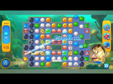 Fishdom 2022, no Boosters,   2048   level  -  прохождение без бустеров,   2048  уровень.