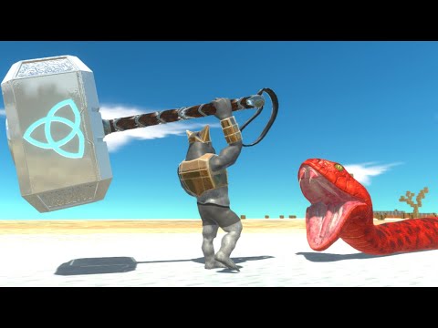 Champion Ghor vs Every Titanoboa Skin Unit - Animal Revolt Battle Simulator