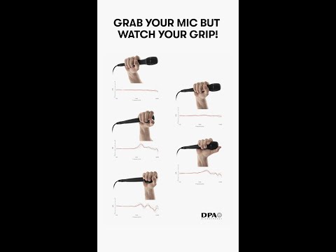 🎤 Microphone hand placement  📷 DPA Microphones