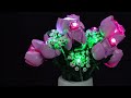 BrickBling LED-Licht-Set für LEGO® 10374 Rosa Rosenstrauss