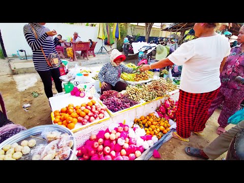 Countryside Food Show - Rural Life In Cambodian Market Village Food Show