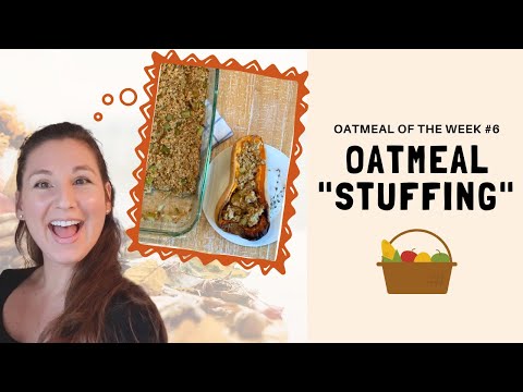 Stuffing without Bread? Let's Try Oatmeal Stuffing!...