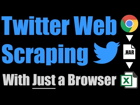 Scrape Basic Twitter Data With JUST a Browser