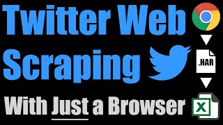 Scrape Basic Twitter Data With JUST a Browser