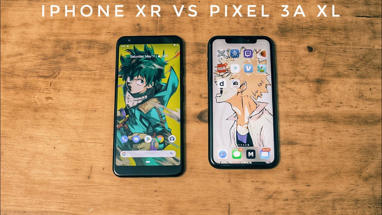Pixel 3a XL vs iPhone XR - Hands On Speed Test!