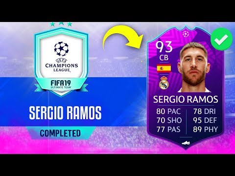 95 'UCL MOMENTS' SERGIO RAMOS SBC CHEAPEST SOLUTION - #FIFA19 95 Sergio Ramos UCL SBC Cheap Way