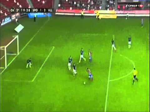 Gol Jony//Copa del Rey//Sporting 1-3 Valladolid