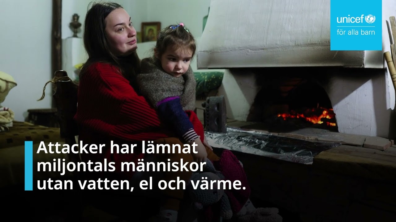Bli Världsförälder och hjälp oss stötta barn i Ukraina | UNICEF Sverige