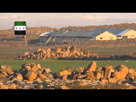 استهداف دبابة لقوات النظام بصاروخ تاو من قبل ألوية سيف الشام في الهبارية في محافظة ريف دمشق