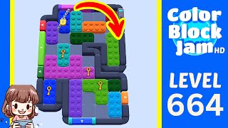 Soluzione del Livello 664 di Color Block Jam
