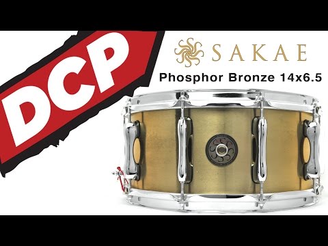 Sakae Phosphor Bronze Snare Drum, 14x6.5, Like New image 5