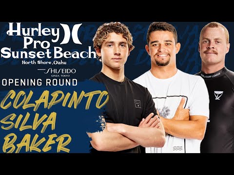 G. Colapinto, J.Baker, D.Silva Hurley Pro Sunset Beach - Opening Round Heat 9