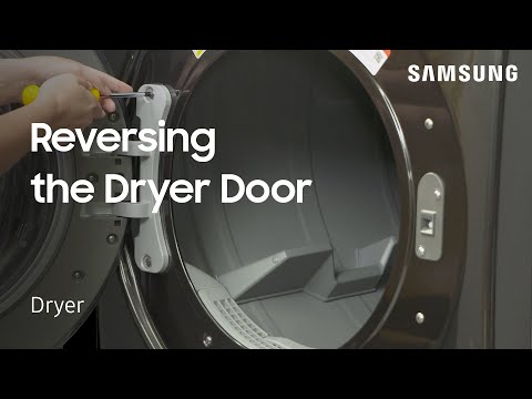 How to reverse the door on your Samsung Dryer | Samsung US