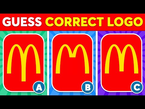 Guess The Correct Logo 🤔✅ | 60 Famous Logos | Logo Quiz 2025
