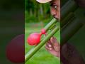 DIY Colorful Balloon Toys Using Green Bamboo Diy Bamboo Creation