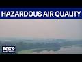 Air Quality Alert Hazardous Air Due To Wildfire Smoke