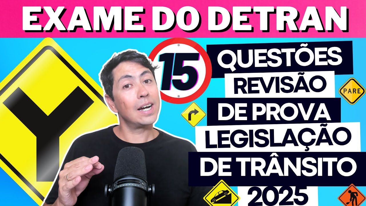 Detran Theoretical Test 2025 – MOST COMMON QUESTIONS ON TRAFFIC LEGISLATION CTB 2025