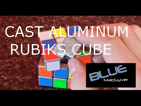 Cast Alumninum Rubiks Cube