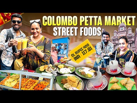 PETTAH MARKET Street Foods in COLOMBO 🔥 Sri Lanka 🤩 | Dan JR Vlogs